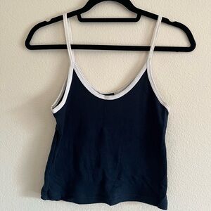 blue and white tank top (brandy Melville)